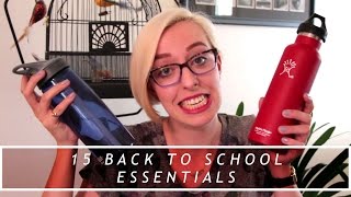 15 Back to School Essentials