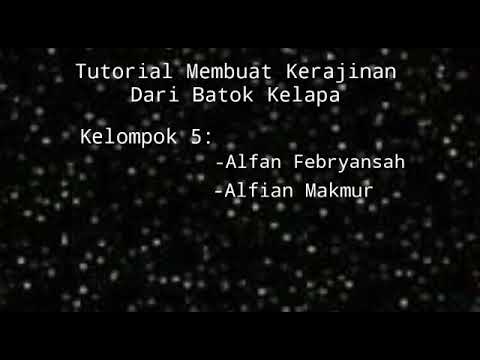 Praktek prakarya membuat  kerajinan  Dari batok  kelapa  YouTube