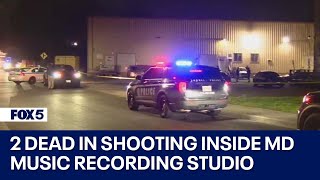 2 dead in shooting inside Maryland music recording studio