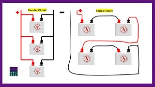 How To Wire Batteries In Series And Parallel Animation Connection Diagram Circuit