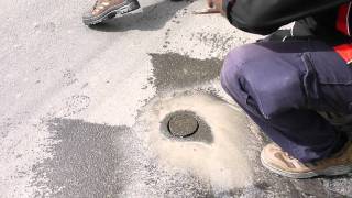 Way of Doing Road Coring Test