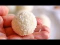3-Ingredient Raffaello Coconut Balls Recipe | HappyFoods Tube