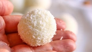 3-Ingredient Raffaello Coconut Balls Recipe | Happy Foods Tube screenshot 2