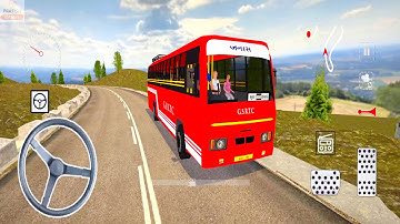 Indian Bus Driving in Bharat Bus Simulator - 3D Game Android Gameplay | Indian Bus Games for Android