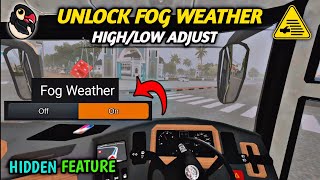 🚚No Mod/No Codename Settings Unlocked for Fog Weather in Just 1 minute! for Bus Simulator Indonesia screenshot 4