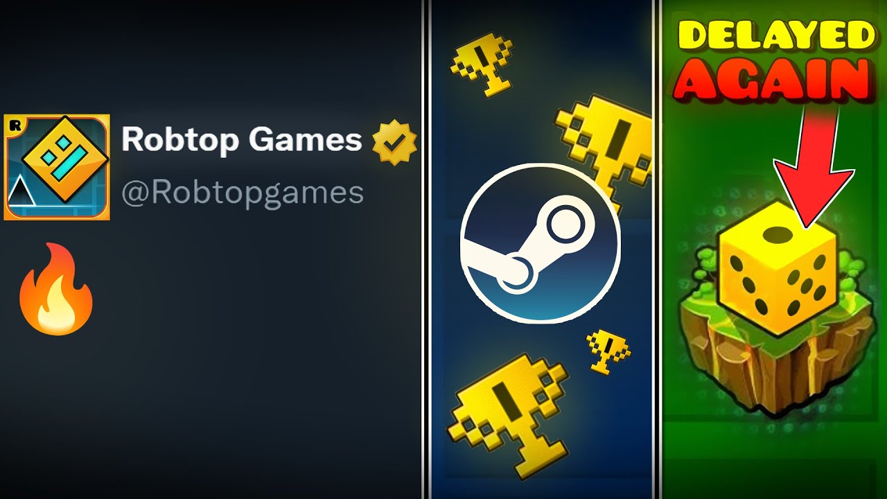 Geometry Dash Reaches New PEAK, Achievements Now On STEAM And Random Gauntlet DELAYED?