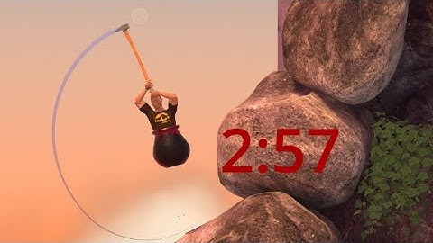 Getting Over It Speedrun in 2:57