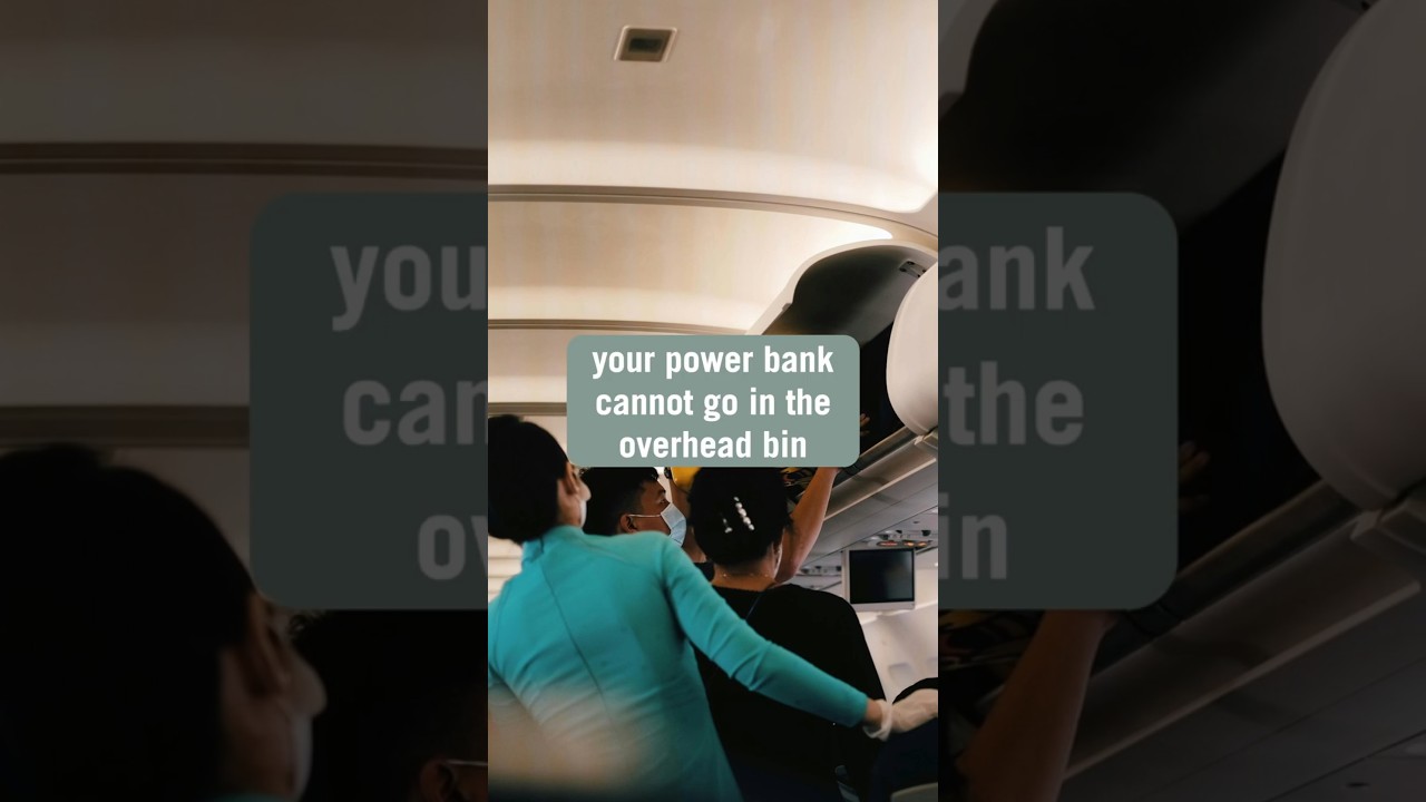 🔋‼️ Airlines changed power bank rules & most travelers don’t know #travel