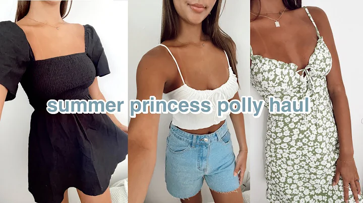 summer princess polly try on haul + discount code