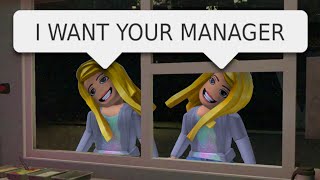Working at Shawarma Kiosk GOES WRONG… (Roblox)