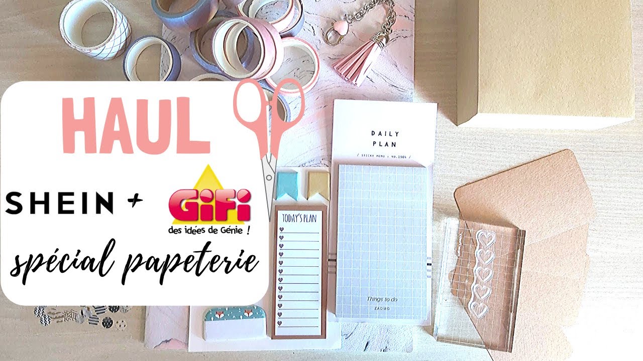 Haul Gifi + shein spécial papeterie