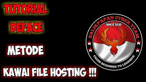 TUTORIAL DEFACE METODE KAWAI FILE HOSTING !!!