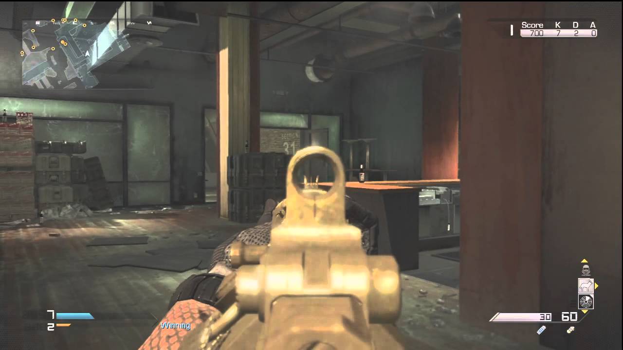 COD Ghosts SC 2010 Assault Rifle GOLD Camo Gameplay Review Xbox One ...