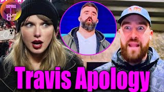 Travis's Hilarious Apology to Taylor Swift Leaves Jason Kelce Speechless On LIVE TV show