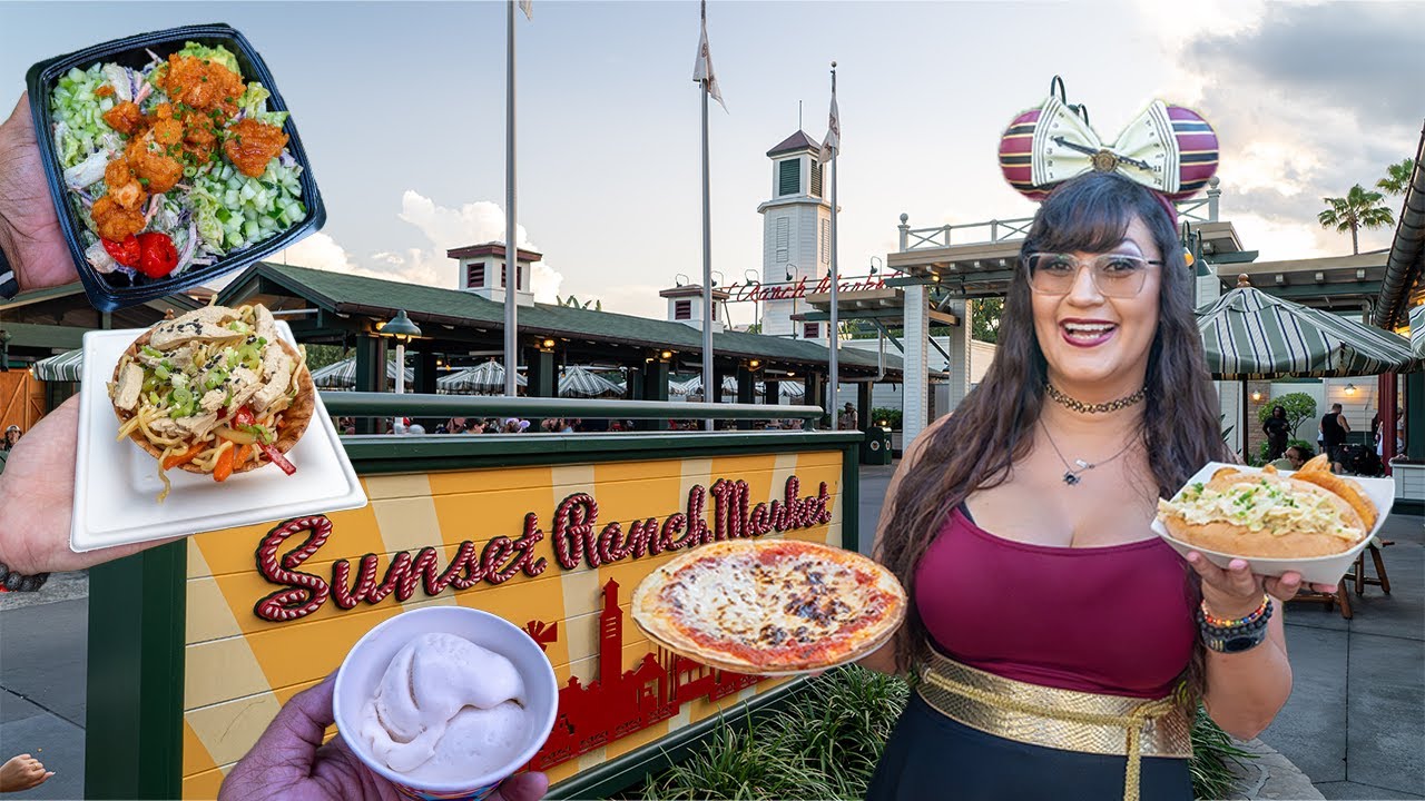 Sunset Blvd quick service FOODIE CRAWL 🎬 Disney World Hollywood Studios food review