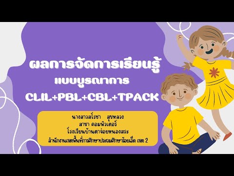 จัดการเรียนรู้โดยใช้รู้แบบ CLIL PBL CBL TPACK เรื่อง  การใช้งานเทคโนโลยีอย่างปลอดภัย