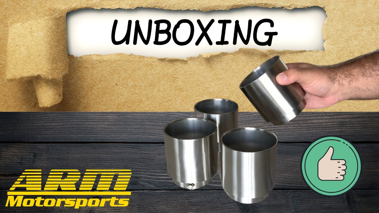 Unboxing Arm Motorsports exhaust tips for my F82 BMW M4 YouTube