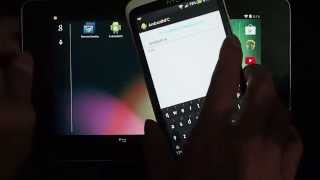 Communication between Android using NFC to send text screenshot 2