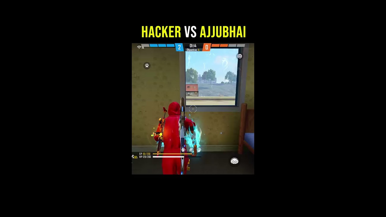 Free Fire Super Hacker vs Ajjubhai Best Gameplay Moment | Garena Free Fire #shorts