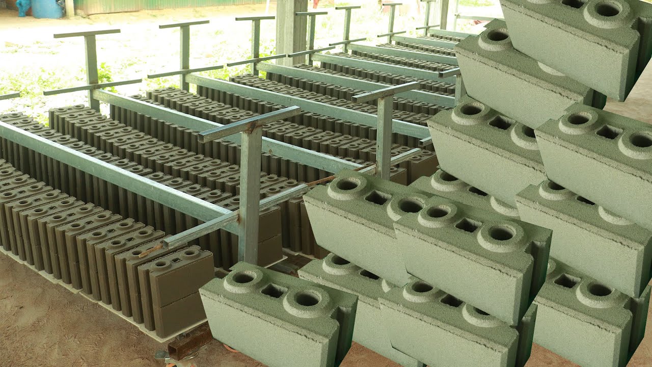 គុណភាពឥដ្ឋអ៊ិនធ័រឡក់ | The quality of Interlocking bricks - YouTube