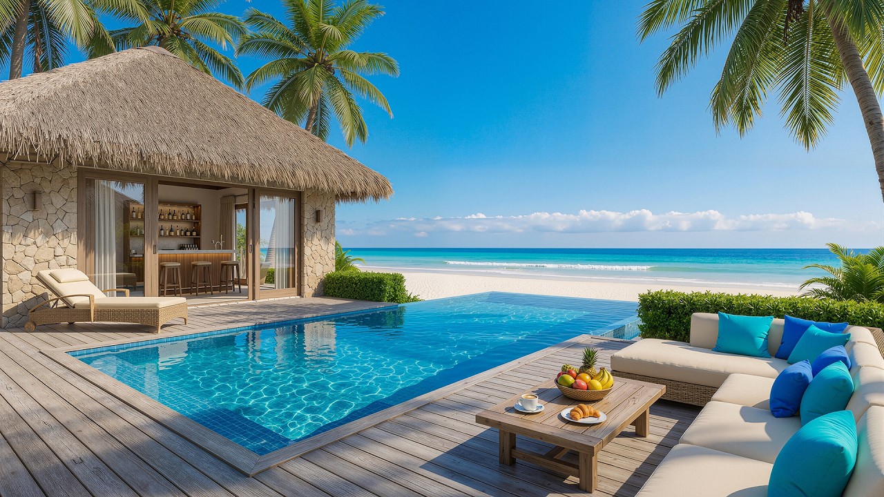 Positive Summer Bossa Nova Music to Energize the day - Relaxing Seaside Jazz & Smooth Waves Sound