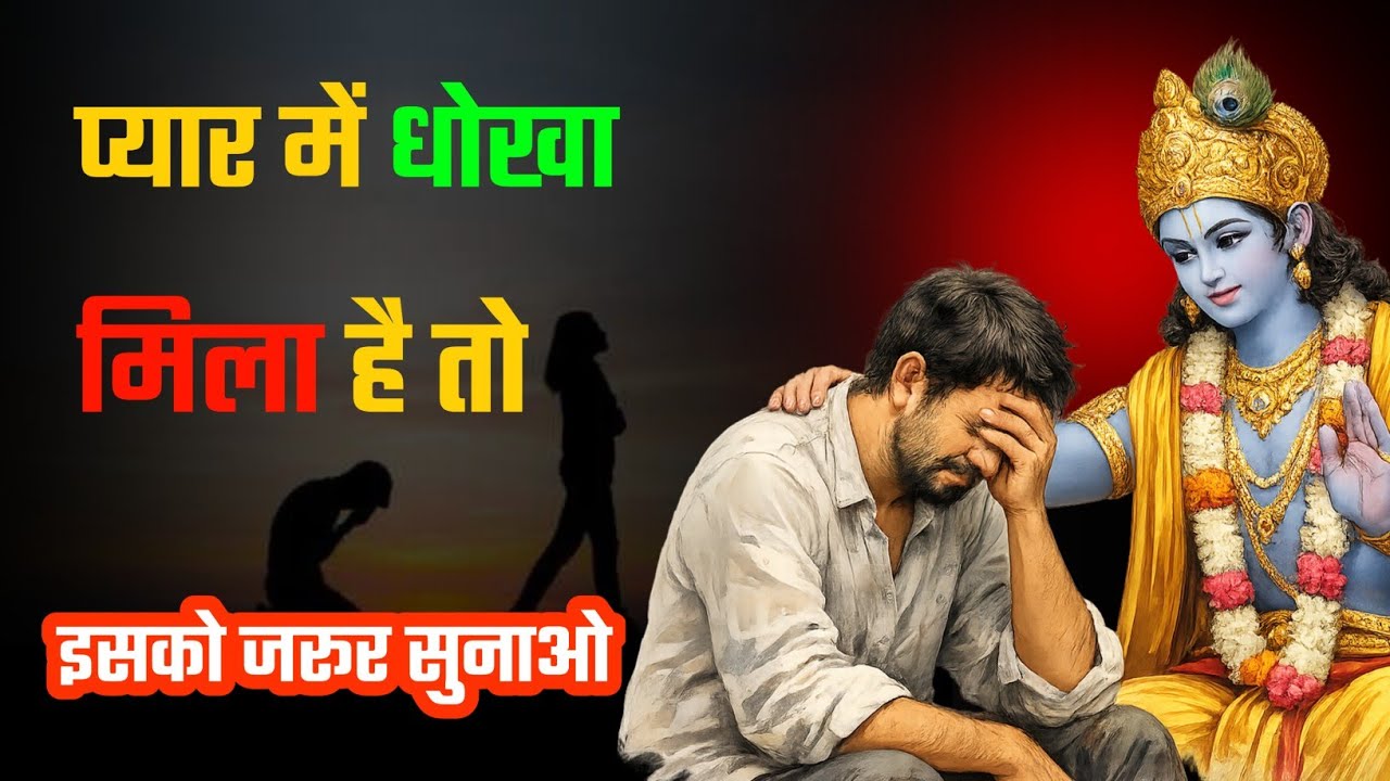 अगर प्यार में धोखा मिला है तो 💔😭 || Krishna Motivational Speech | Krishna Motivational | Krishna 💯