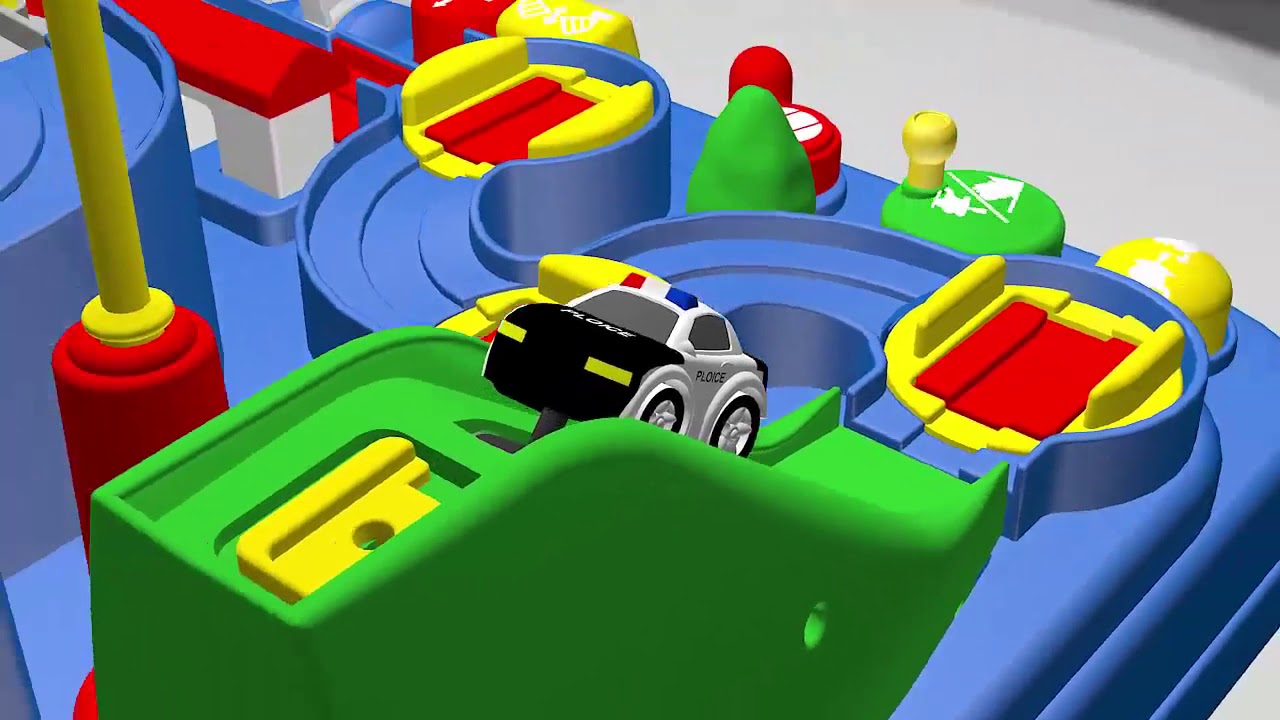 pure manual mechanical track car big adventure puzzle children's toys