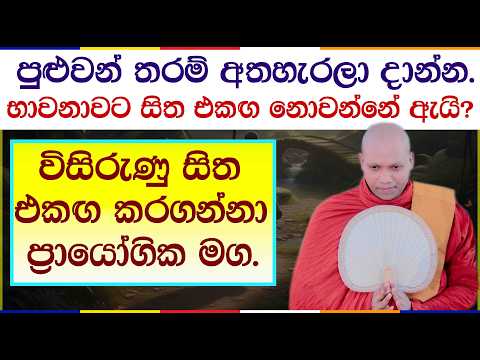 විසිරුණු සිත එකඟ කරගන්නා ප්‍රායෝගික මග | Hasalaka Seelawimala Thero | 3040
