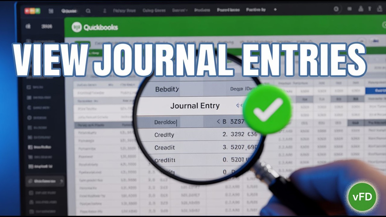 View Journal Entries in QuickBooks [Quick Start] - YouTube
