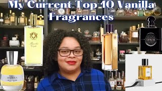 My Current Top 10 Vanilla Fragrances|My Perfume Collection 2024|Dossier