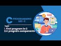 C programming language course in hindi (lec-2) first program in C #skills #correctcoding 