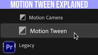 How To Use Motion Tween In Premiere Pro