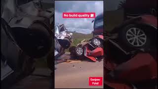 Two Car Crashed On Road #shorts #ytshorts #viral #car #accident #trending #automobile #short