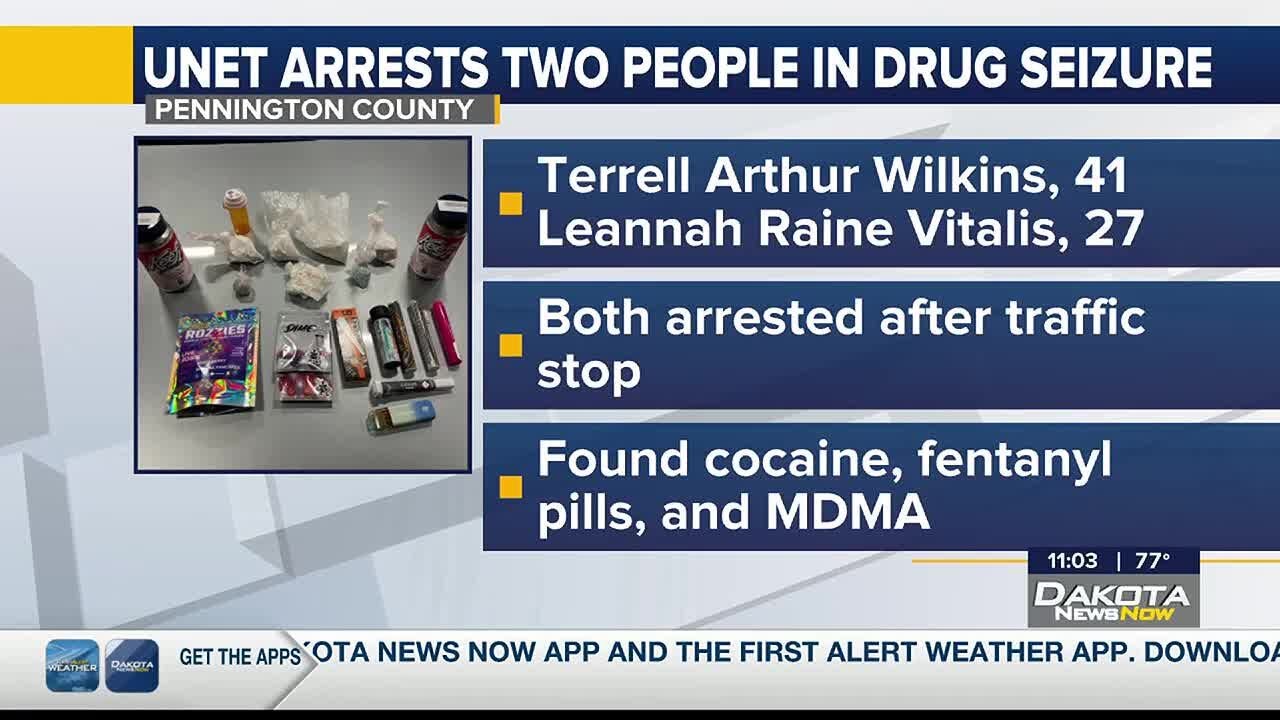 Two arrested after drugs seized in Pennington County - YouTube