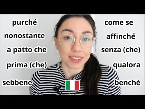 10 Italian linking words that are always followed by congiuntivo (subtitled)