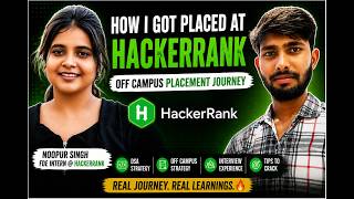 From Coding on HackerRank to Working at HackerRank 🔥 | Off-Campus Placement Journey | LogicNLearn