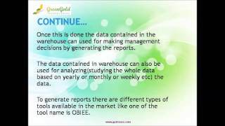 Data WareHousing Architecture  and ETL Tutorial GOITSTORE.COM