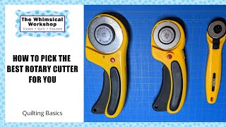 HOW TO USE YOUR ROTARY CUTTER - 10 TIPS FOR BETTER RESULTS 