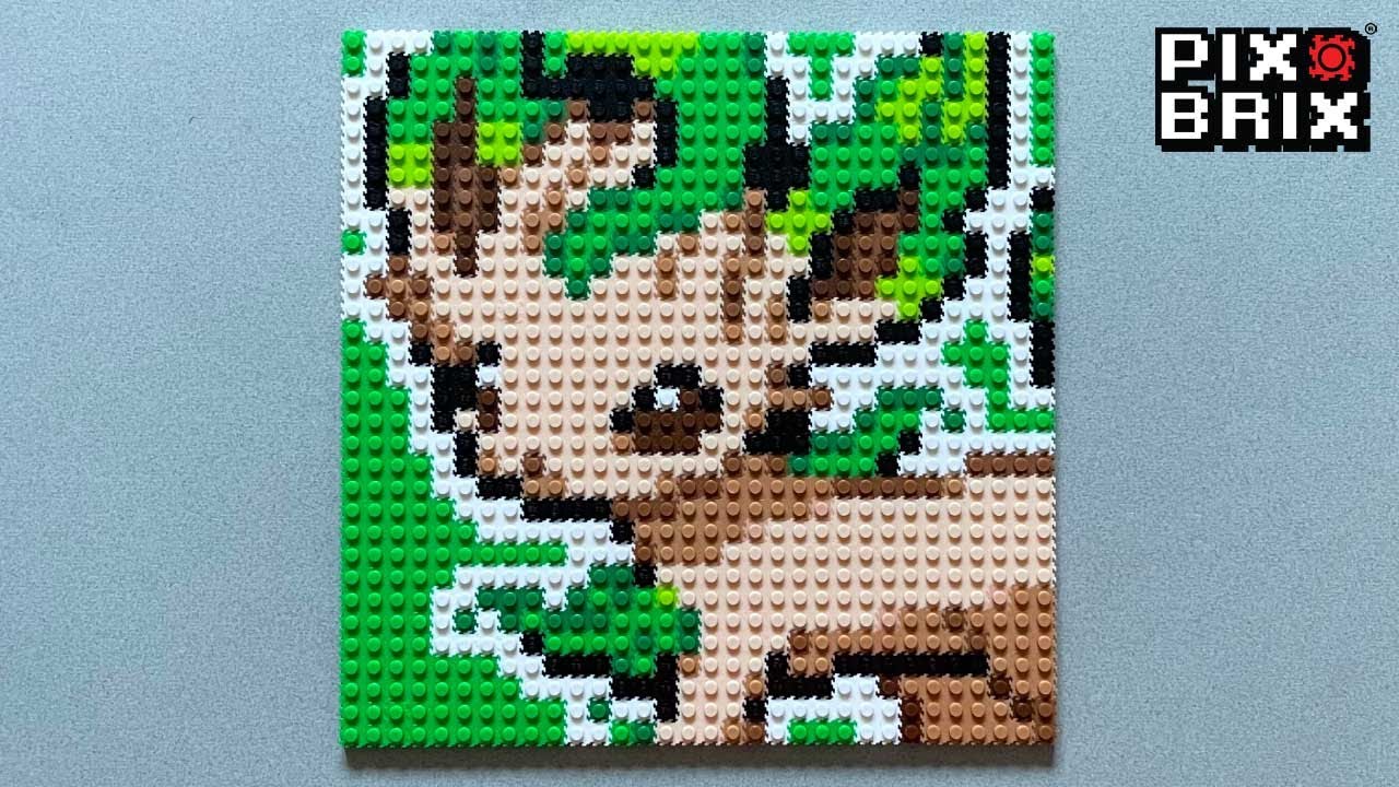 Jolteon Pokémon Pixel Art - Pix Brix Instructions 