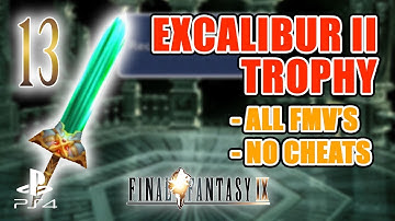 Final Fantasy 9 - EXCALIBUR II SpeedRun - NO CHEATS - ALL FMV