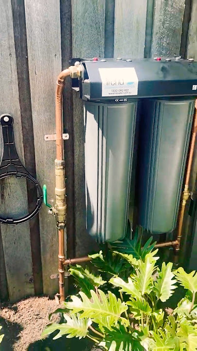 Installing a Puretec WH2-55 Whole House Water Filter on the Sunshine Coast  #waterfilter #plumbing