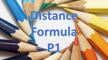 Distance Formula 1.1
