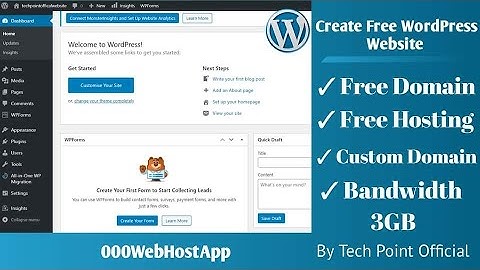 How to Create a WordPress Website For Free 2022 By Tech Point Official