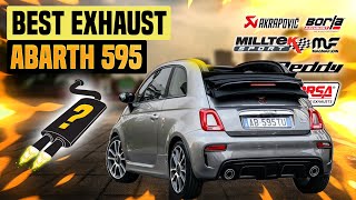 Abarth 595 Exhaust Sound 🔥 Stock,Akrapovic,Upgrade,System,Comparison,Review,Acceleration,Capristo+