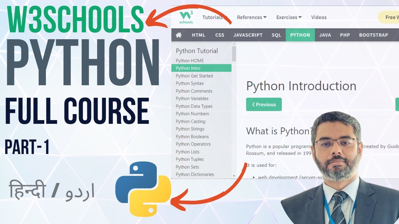 W3Schools Python Full Course In Hindi Urdu W3Schools Python 