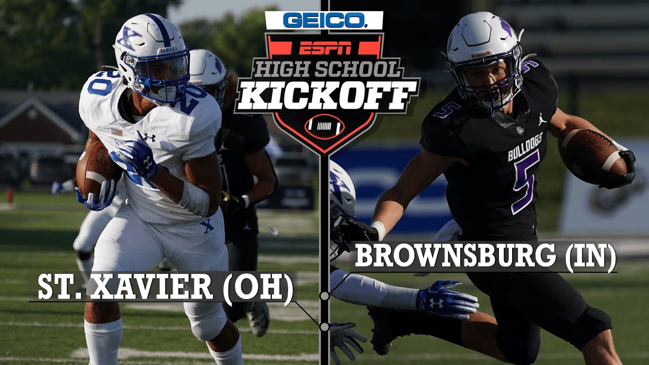 St. Xavier (OH) vs. Brownsburg (IN) Football - ESPN Broadcast Highlights