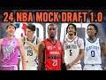 2024 NBA Mock Draft 1.0 | Full 2 Rounds!