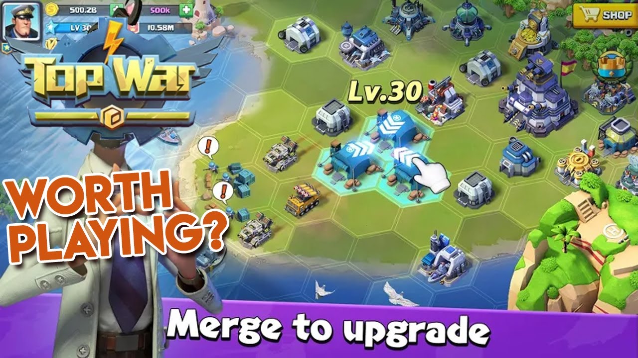 Top War Battle Game v1.257.1 (Vô hạn Vàng/ Kim Cương) cho Android