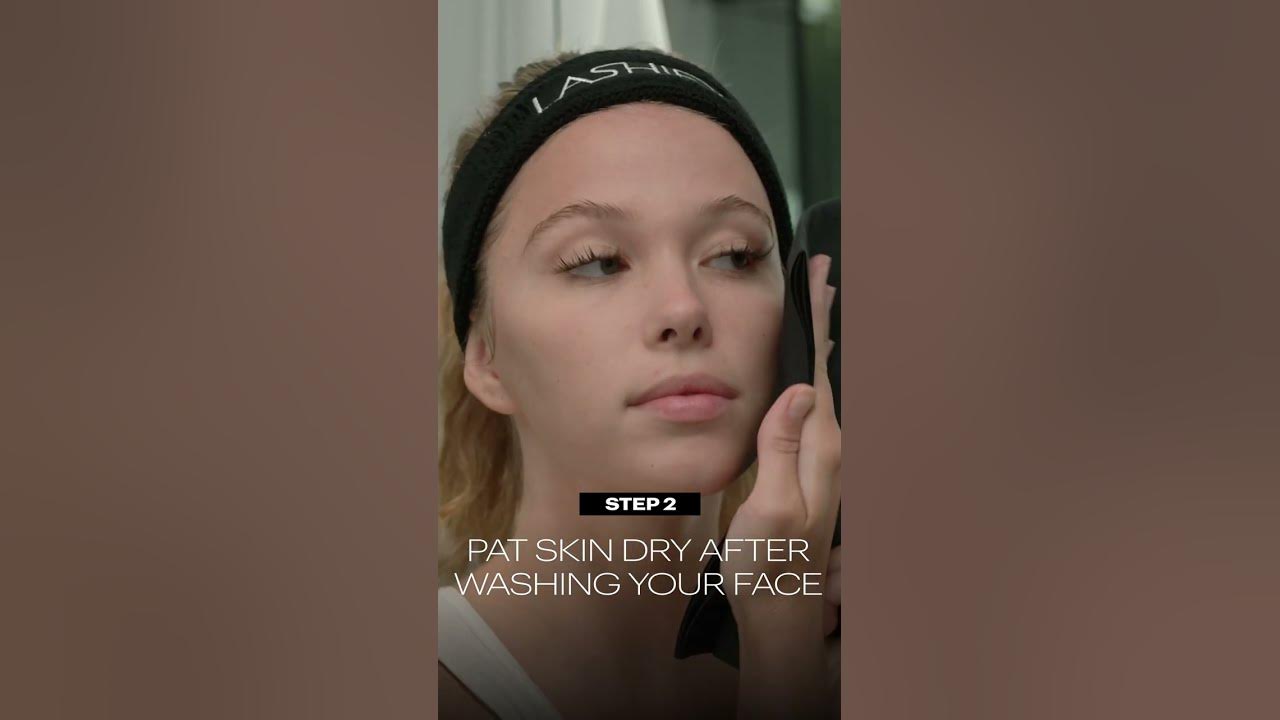 How to wash your face while wearing Lashify shorts tutorials beauty lashify makeupvideo 