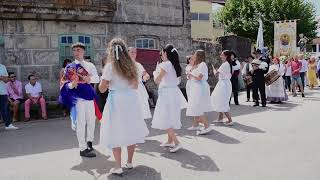 Resumo da festa do Socorro en Mouriscados. Danzas brancas.